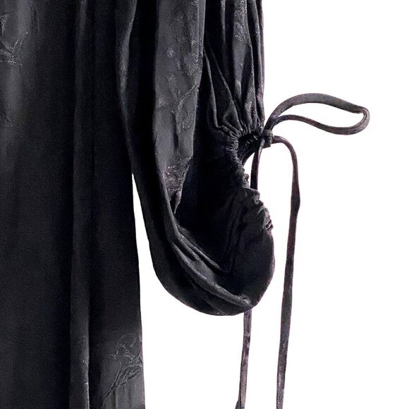 Staud Sofia Midi Dress, Black, Size 0, New with Tag - Picture 11 of 13